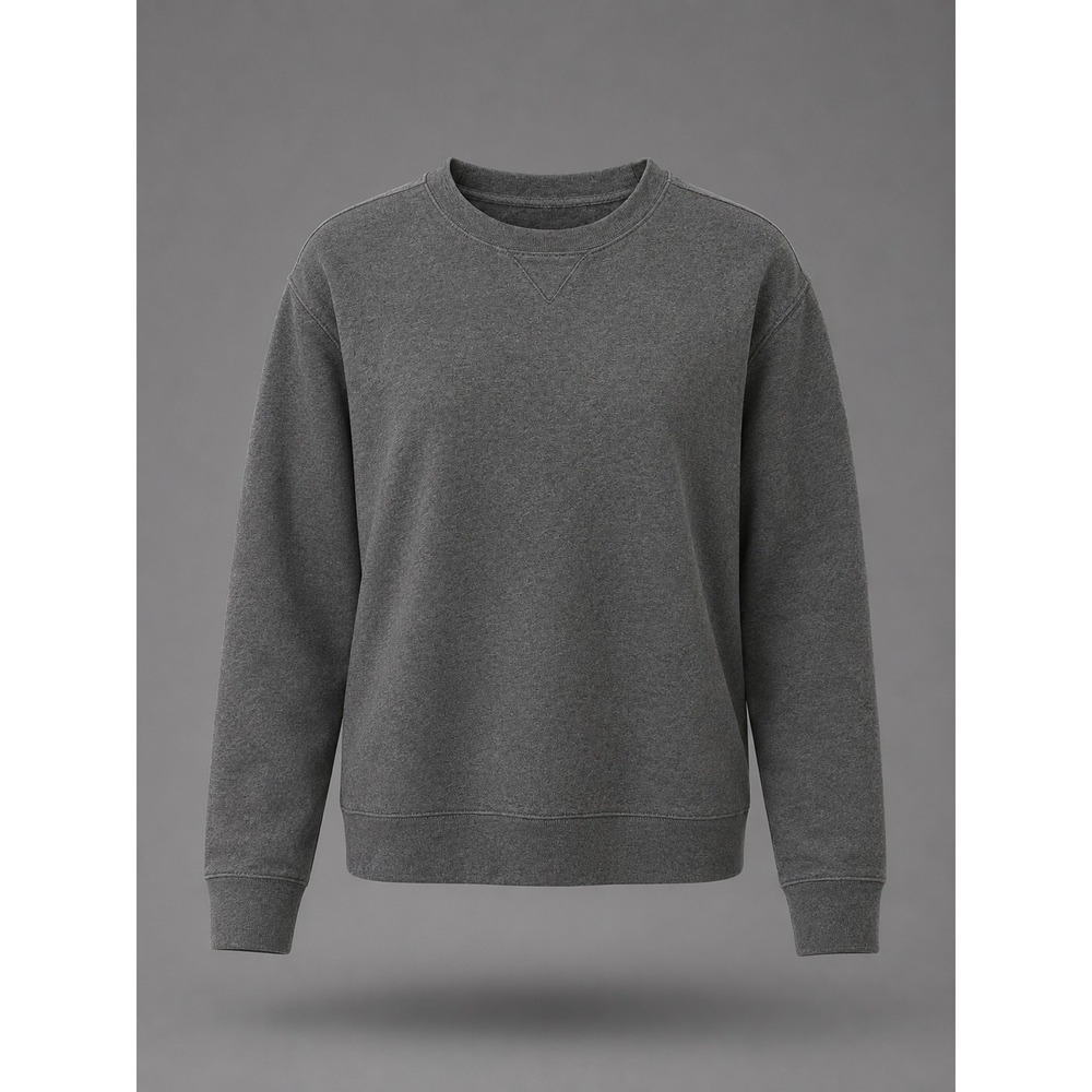 LL Bean Mens XL Crewneck Sweatshirt Charcoal Gray Heather Traditional Fit 187257